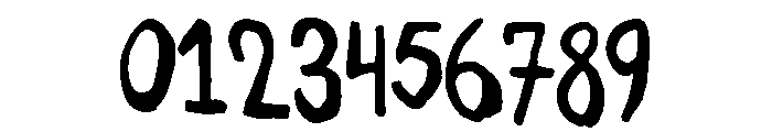 Daft Brush Text Font OTHER CHARS