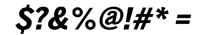 Darbee Legend Bold Italic Font OTHER CHARS