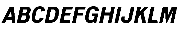 Darbee Legend Bold Italic Font UPPERCASE