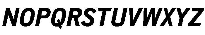 Darbee Legend Bold Italic Font UPPERCASE