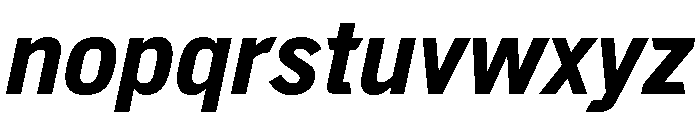 Darbee Legend Bold Italic Font LOWERCASE