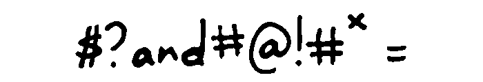 Darling Nikki Regular Font OTHER CHARS