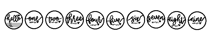 DB Baby Angels Essentials Font OTHER CHARS
