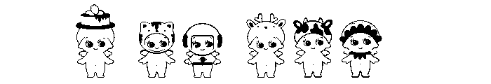 DB Baby Angels Font OTHER CHARS