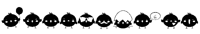 DB Baby Beakers Font OTHER CHARS