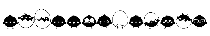 DB Baby Beakers Font UPPERCASE