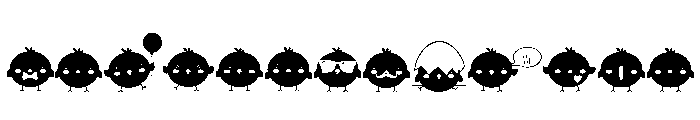 DB Baby Beakers Font UPPERCASE