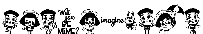 DB Be Mime Font OTHER CHARS