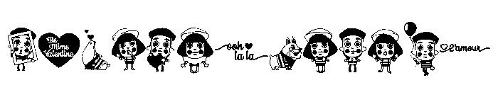 DB Be Mime Font UPPERCASE
