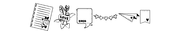 DB Boho Love Journaling Font OTHER CHARS