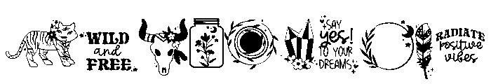 DB Boho Soul Font OTHER CHARS