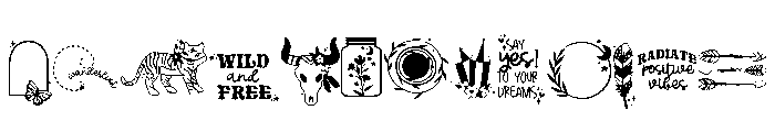 DB Boho Soul Font UPPERCASE
