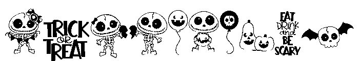 DB Bone-ita and Slim Font OTHER CHARS