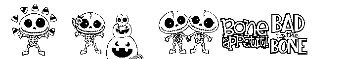 DB Bone-ita and Slim Font OTHER CHARS