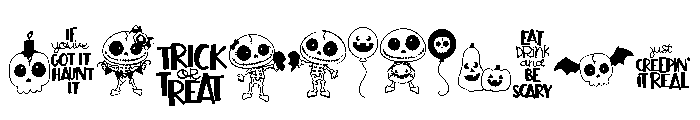DB Bone-ita and Slim Font LOWERCASE
