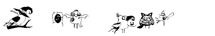 DB Bones and Feathers Society Font OTHER CHARS