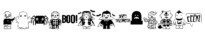 DB Build Me Halloween FONT
