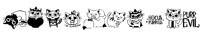 DB Catitude Purranormal Font OTHER CHARS
