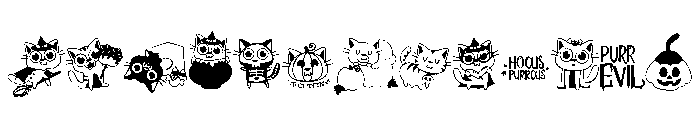 DB Catitude Purranormal Font LOWERCASE