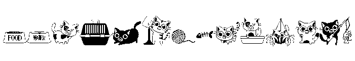 DB Catitude Font LOWERCASE