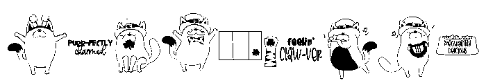 DB Check Meowt Lucky Font OTHER CHARS