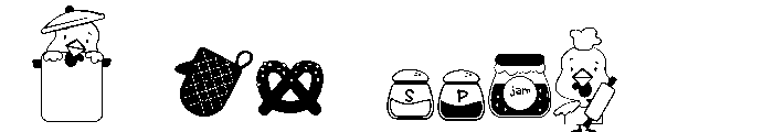 DB Chicken Pot Pie Font OTHER CHARS