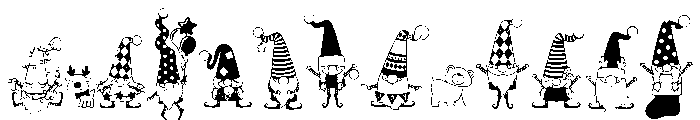 DB Christmas Gnomes FONT