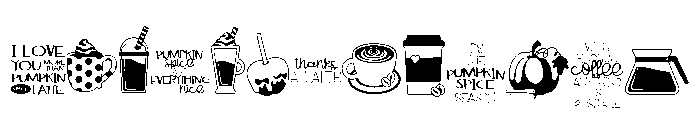 DB Coffee Shop Font LOWERCASE