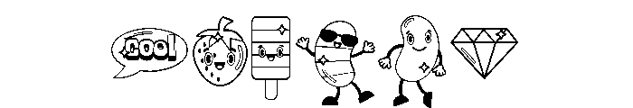 DB Cool Beans Font OTHER CHARS