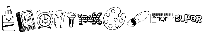 DB Cool School Font OTHER CHARS
