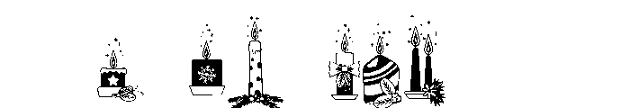 DB Cozy Candles Font OTHER CHARS