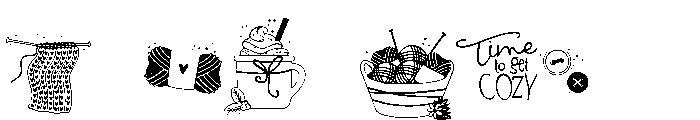 DB Cozy Knits Font OTHER CHARS