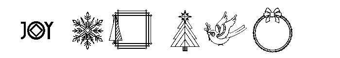 DB Deco Christmas Font OTHER CHARS