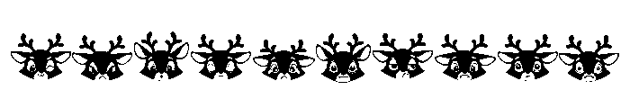 DB Deer-ly Emoticons Font OTHER CHARS