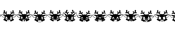 DB Deer-ly Emoticons FONT