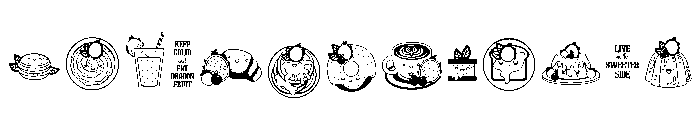 DB Dragon Fruit Font LOWERCASE