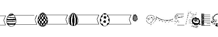 DB Easter Brigade Journaling Font LOWERCASE