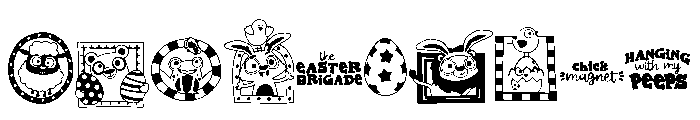 DB Easter Brigade Font OTHER CHARS