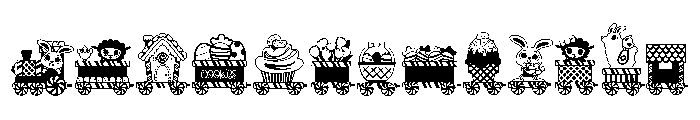DB Easter Treats Train FONT