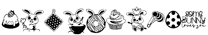 DB Easter Treats Font OTHER CHARS