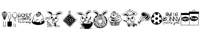 DB Easter Treats Font UPPERCASE
