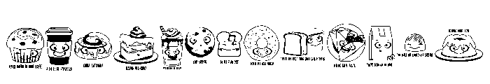 DB Espresso Yourself Crumbs Font LOWERCASE