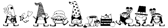 DB Fall Gnomes Font OTHER CHARS