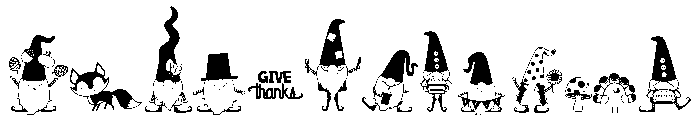DB Fall Gnomes FONT