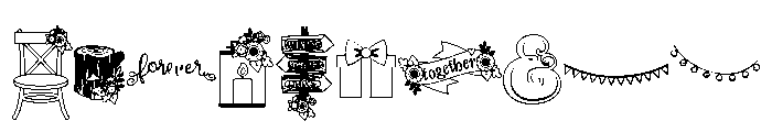 DB Fall Love Affair Reception Font OTHER CHARS