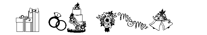 DB Fall Love Affair Reception Font OTHER CHARS