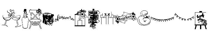 DB Fall Love Affair Reception Font LOWERCASE
