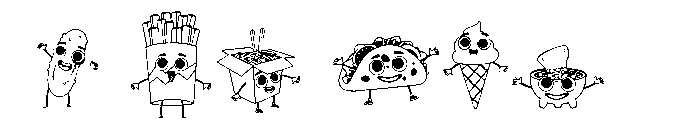 DB Frankly the Best - Sidekicks Font OTHER CHARS