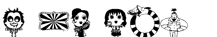 DB Gothic Tea Party Guests Font OTHER CHARS
