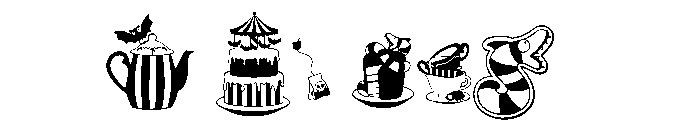 DB Gothic Tea Party Font OTHER CHARS